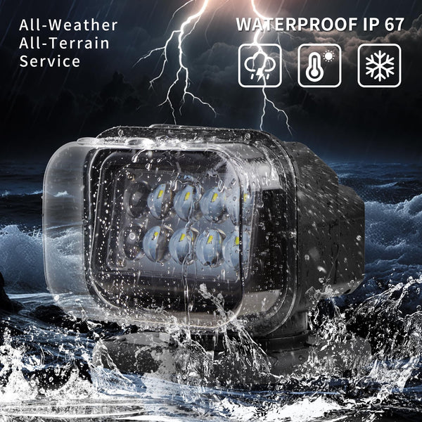 Foco LED Sakerplus con control remoto