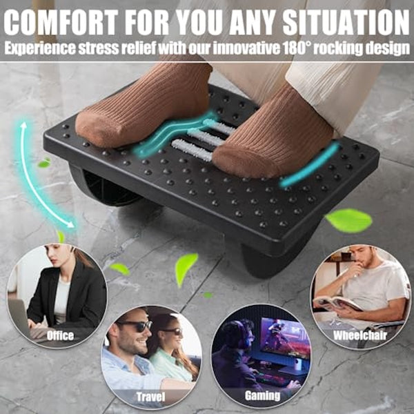 Sakerplus® Under Desk Footrest For Office Comfort