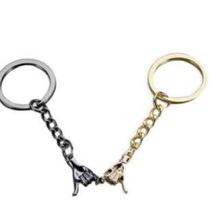 Sakerplus® Couples Hand In Hand Keychain Set