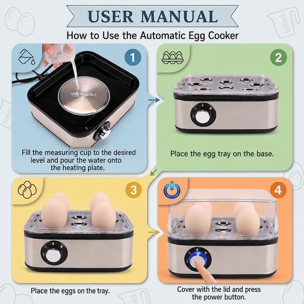 Sakerplus® Multifunctional Egg Cooker