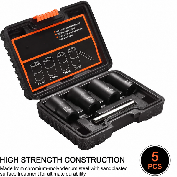Sakerplus® Damaged Lug Nut Extractor Set