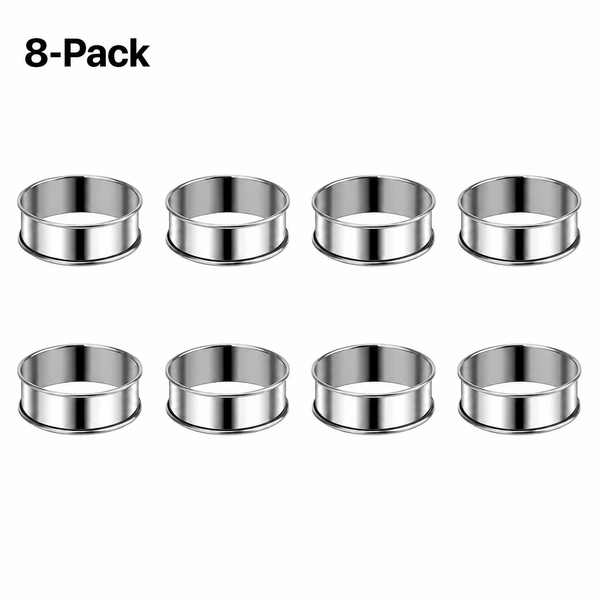 Sakerplus® English Muffin Crumpet Cookie Ring Set