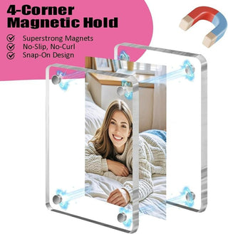 Sakerplus® Magnetic Car Sun Visor Photo Holder