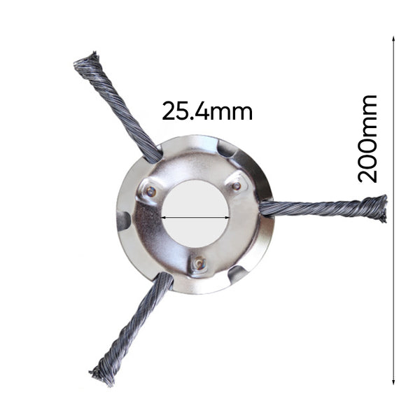 Cabezal de corte para desbrozadora de alambre de acero Sakerplus® de 6 pulgadas