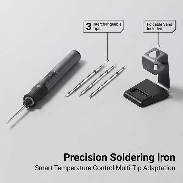 Sakerplus® Professional Cordless Digital Soldering Iron