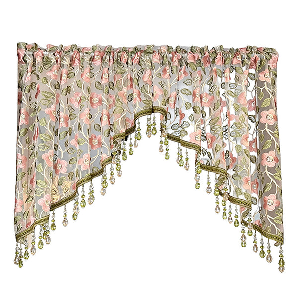 Sakerplus® Bedroom Lace Curtain With Adjustable Rod