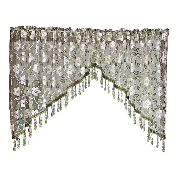 Sakerplus® Bedroom Lace Curtain With Adjustable Rod
