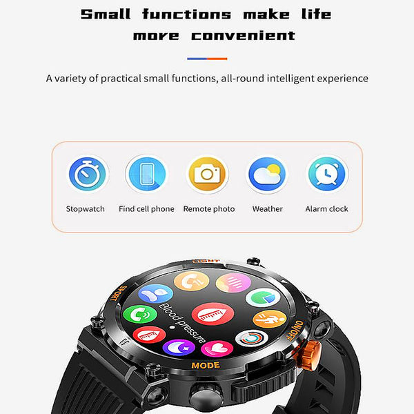 Sakerplus® Outdoor Smartwatch with Bluetooth Calling