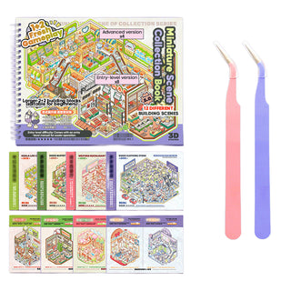 Sakerplus® 3D Isometric DIY Sticker Book