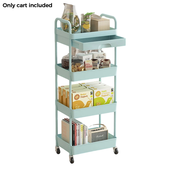 Sakerplus® Rolling Utility Storage Cart With Drawer