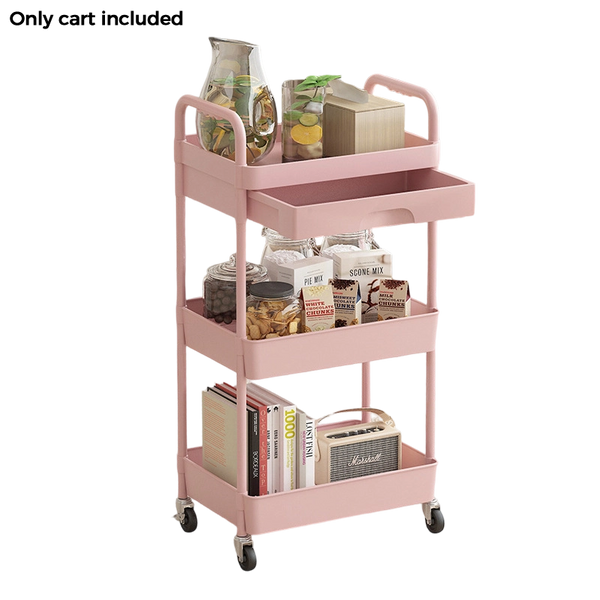 Sakerplus® Rolling Utility Storage Cart With Drawer