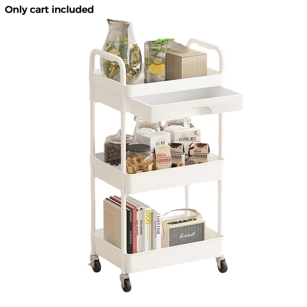 Sakerplus® Rolling Utility Storage Cart With Drawer