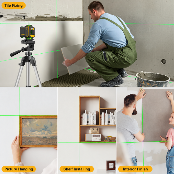 Sakerplus® Self-Leveling Laser Level With Tripod