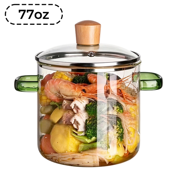 Sakerplus® Glass Simmer Pot For Quick Heating