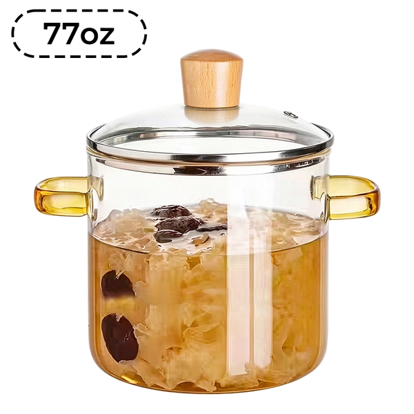 Sakerplus® Glass Simmer Pot For Quick Heating