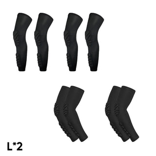 Sakerplus® Padded Knee Elbow Compression Sleeves