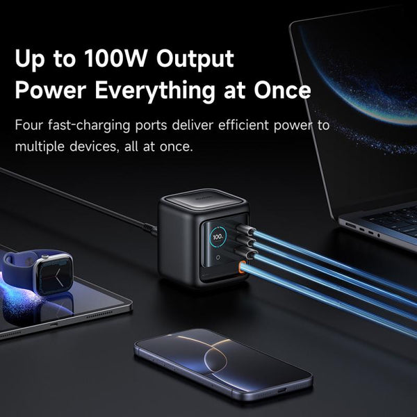 Sakerplus® 100W Retractable Cable Charging Station