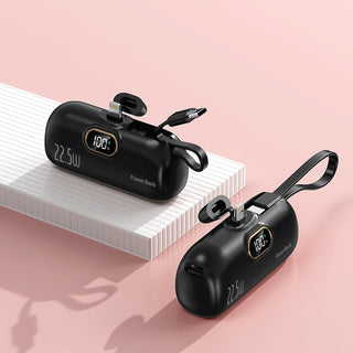 Banco de energía con cápsula y pantalla digital Sakerplus®