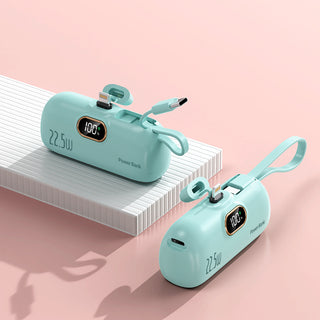 Banco de energía con cápsula y pantalla digital Sakerplus®