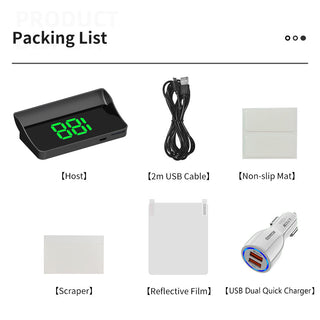 Sakerplus® Car Heads Up Display Speedometer