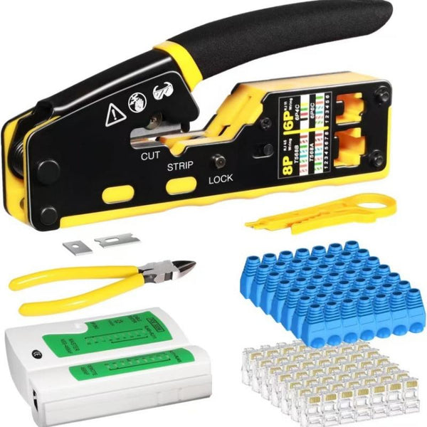 Sakerplus® Multifunction RJ45 Pass Through Crimping Tool