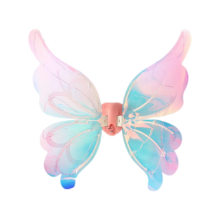 Light Up Butterfly Wings Costume for Kids｜LED Lighted Angel Wings for Children｜Perfect for Halloween, Birthday Parties, and Festivals｜Adjustable Elastic Strap｜Unique Flapping Motion｜Durable & Comfortable Wear｜Great Gift Idea for Kids｜Memorable Party Accessory｜Battery-Powered｜Bright & Colorful｜Suitable for Various Events｜Create Magical Moments｜Show-Stopping Entrance for Kids｜Perfect for Themed Events｜Pet & Child-Friendly｜Standout Costume with Mesmerizing Lights