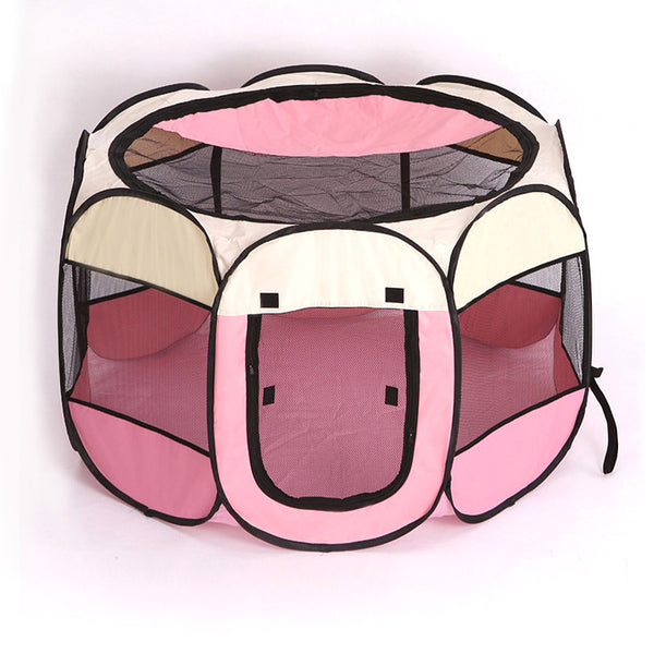 Sakerplus® Portable Foldable Octagonal Pet Playpen