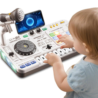 Sakerplus® Kids DJ Mixer Table With Microphone