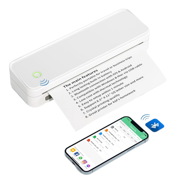 Impresora térmica inalámbrica Bluetooth Saker