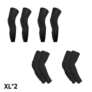 Sakerplus® Padded Knee Elbow Compression Sleeves