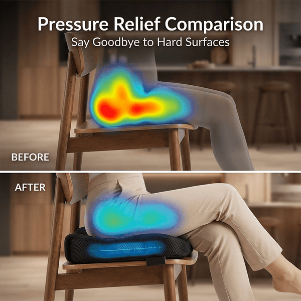 Sakerplus® Compact Foldable Airplane Seat Cushion