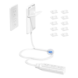 Sakerplus Ultra Thin Flat Plug Power Strip