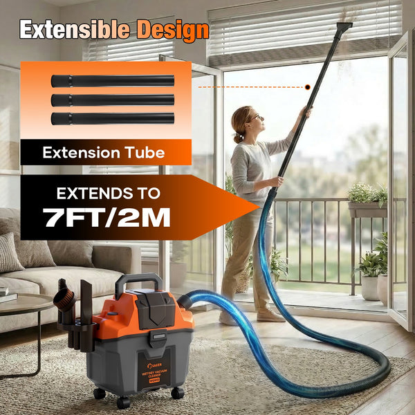 Sakerplus® Cordless Wet and Dry Shop Vacuum