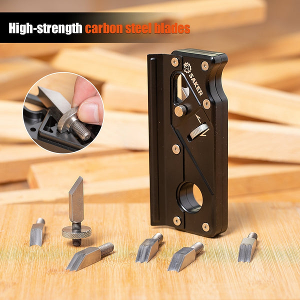 Woodworking Hand Tool for Precise Edges - SAKER® Chamfer Plane