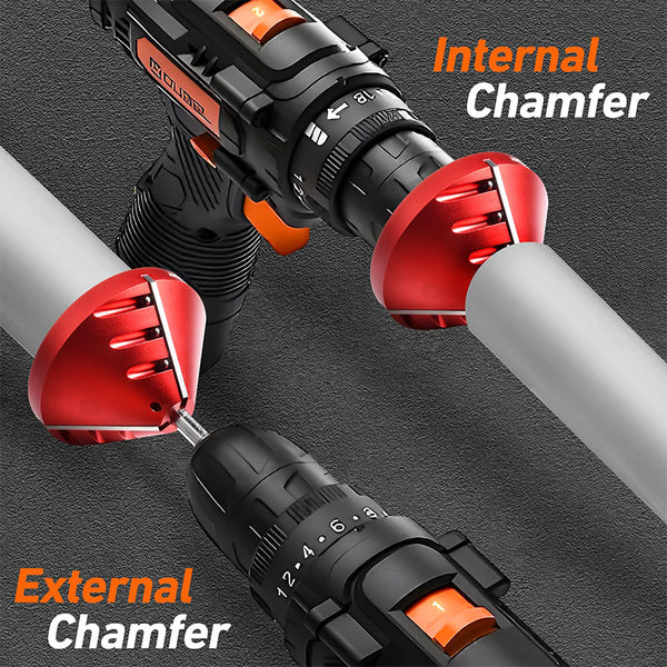 Herramienta de chaflán interno y externo 2 en 1 Sakerplus