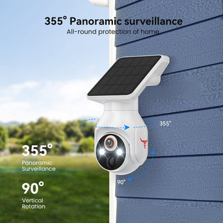 Sakerplus Solar powered color night vision camera