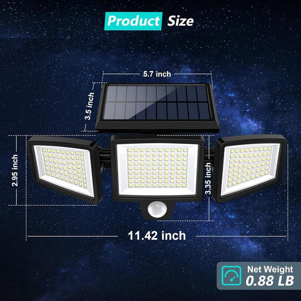 Luces solares para exteriores Sakerplus