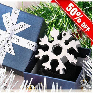 Sakerplus 18-in-1 Stainless Steel Snowflakes Multi-tool