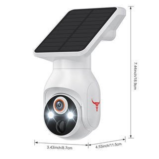 Sakerplus Solar powered color night vision camera