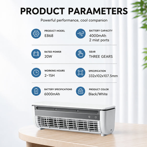 Aire acondicionado portátil inalámbrico de pared Sakerplus®