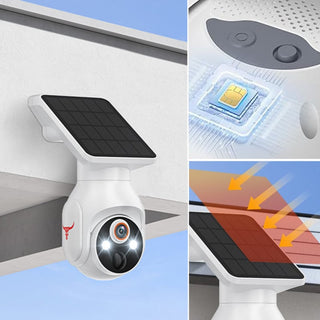 Sakerplus Solar powered color night vision camera