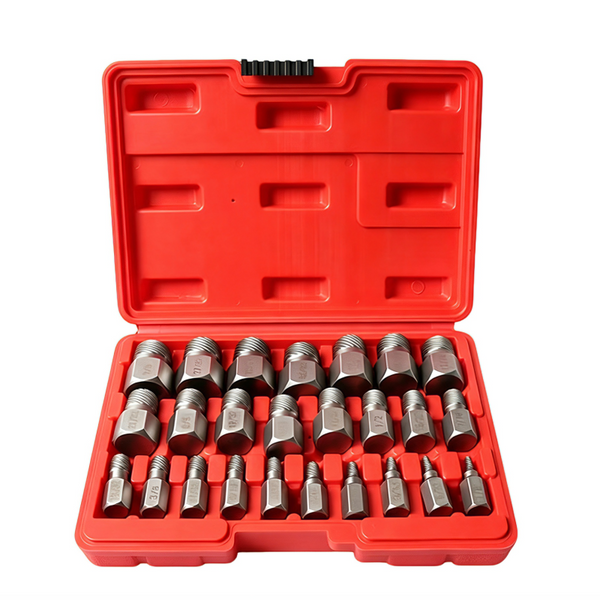 Sakerplus® 25-Piece Impact Bolt Extractor Set