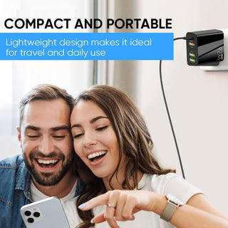 Sakerplus Multi Port Adaptor 65W Fast Charger - US Standard