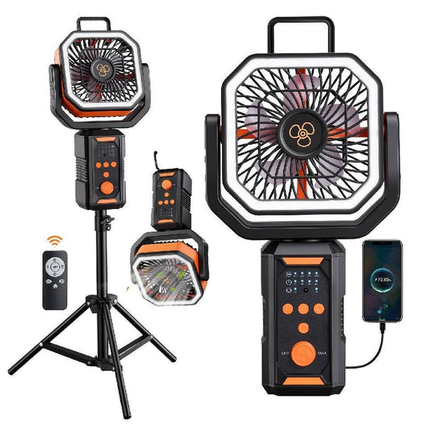 Sakerplus® Portable Rechargeable Camping Fan