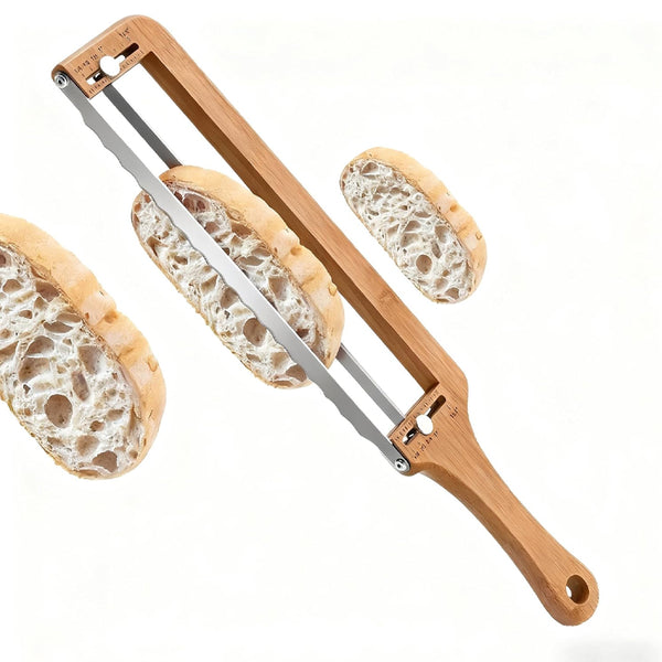 Cuchillo de pan ajustable Sakerplus® para pan casero