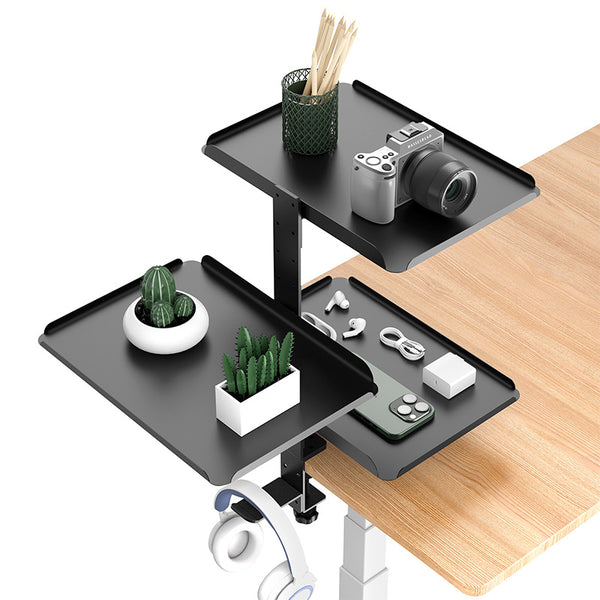 Sakerplus® Three-Tier Clamp-On Desk Shelf Organizer