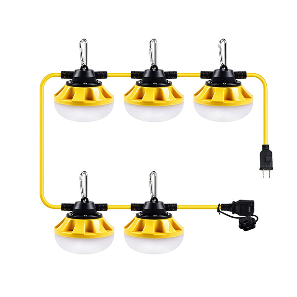 Sakerplus® 50FT Industrial LED Construction String Lights