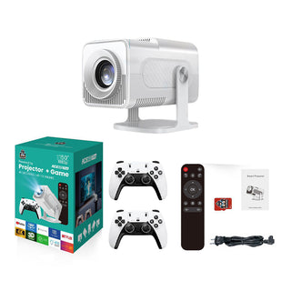 Sakerplus® Retro Game Projector With Controllers