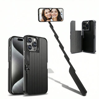 Sakerplus® iPhone Case Shockproof Selfie Stick Holder
