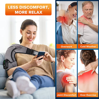 Sakerplus® Wireless Heated Shoulder Massager